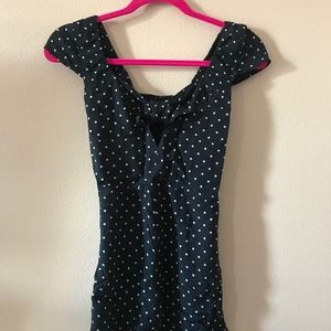 H&M Polka Dot Pin-Up Romper Size 2